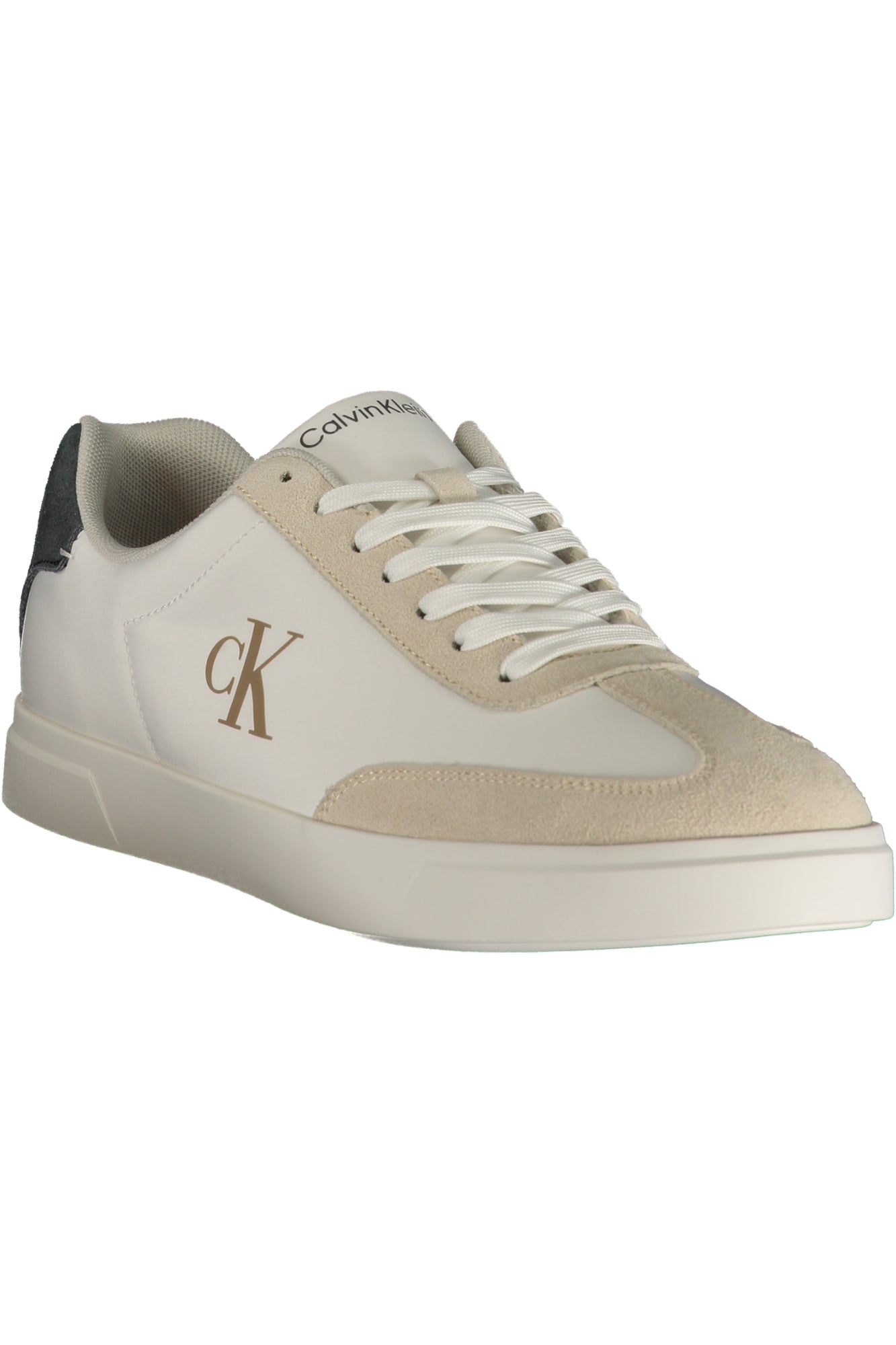 CALVIN KLEIN Herren Sneaker – Sportschuh mit Schnürsenkeln Weiß