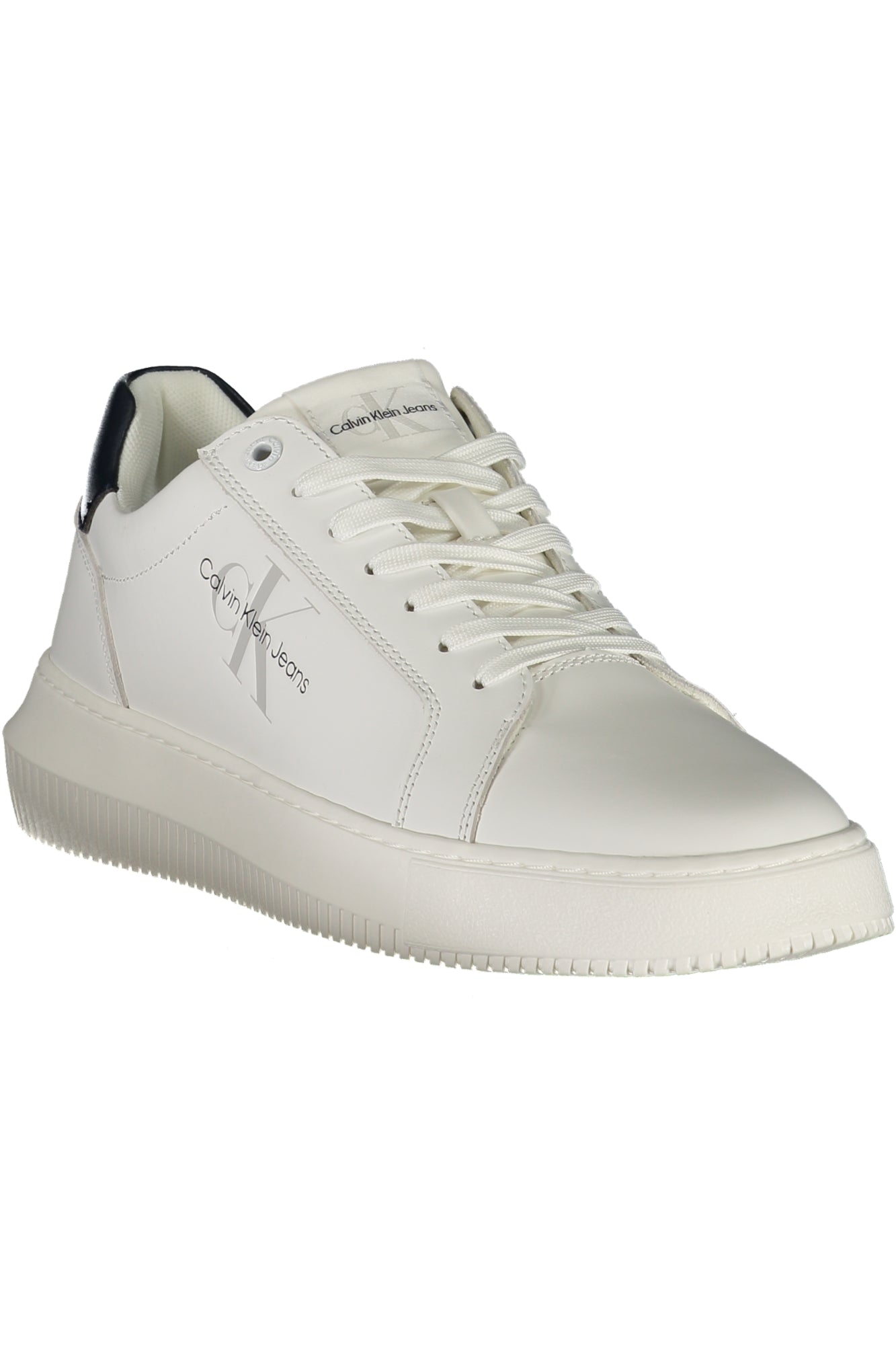 CALVIN KLEIN Herren Sneaker – Sportschuh mit Schnürsenkern Weiß