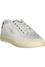 CALVIN KLEIN WEISSE HERREN-SPORTSCHUHE