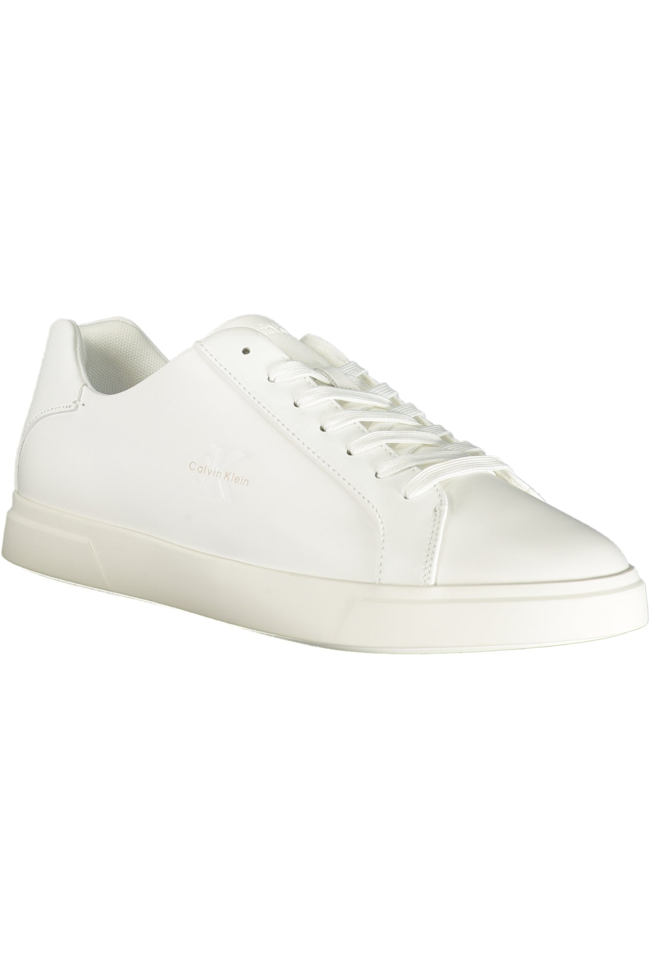 CALVIN KLEIN Herren Sneaker – Sportschuh mit Schnürsenkeln Weiß