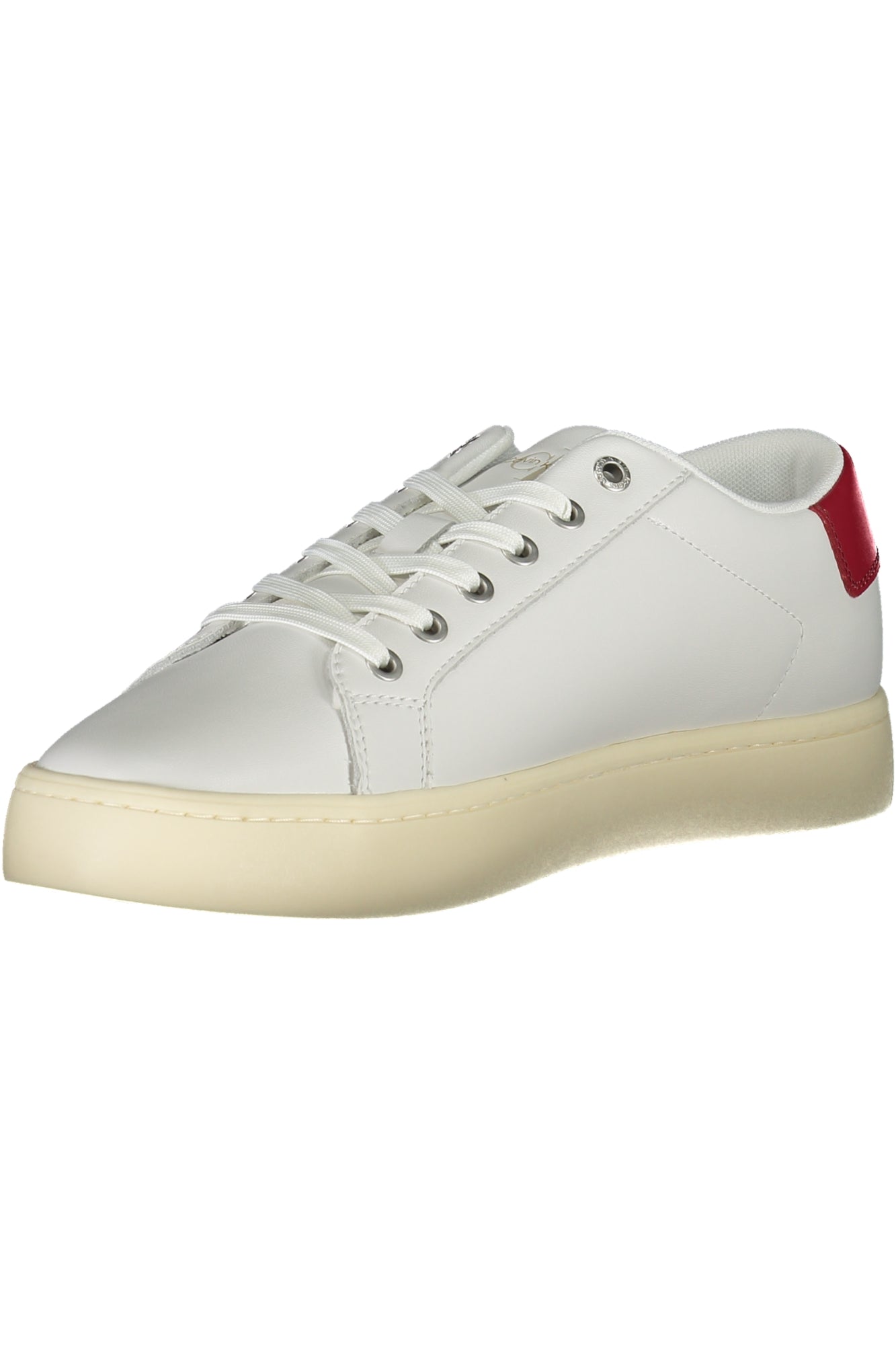 CALVIN KLEIN Herren Sneaker – Sportschuh mit Schnürsenkern Weiß