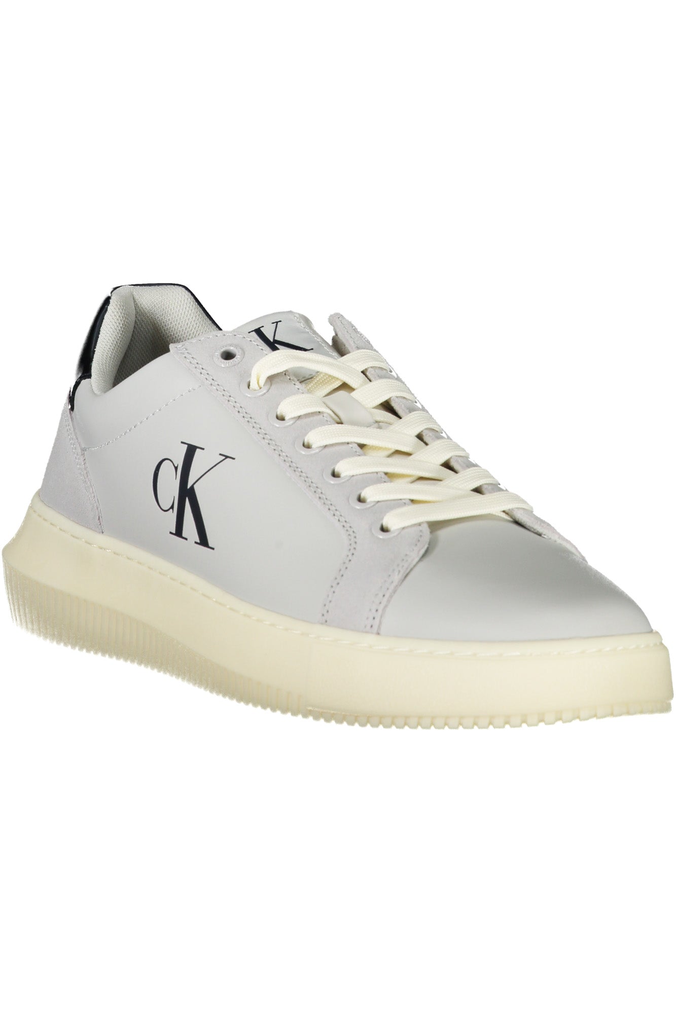 Calvin Klein Weisse Herren-Sportschuhe Grau