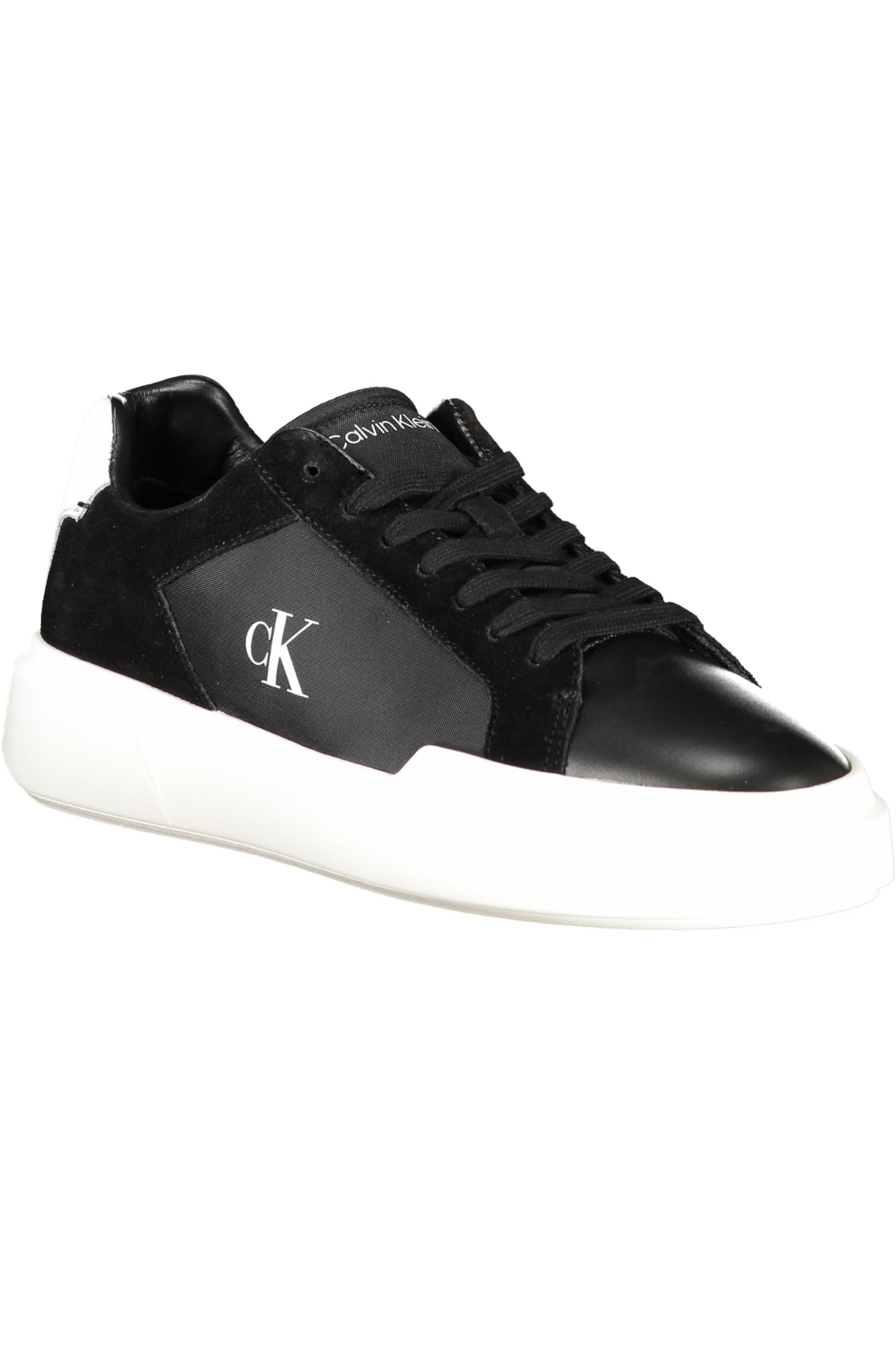 Calvin Klein Herren Weisse Sportschuhe Schwarz