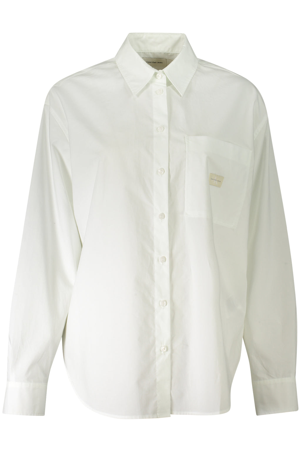 CALVIN KLEIN LANGARMSHIRT DAMEN WEISS