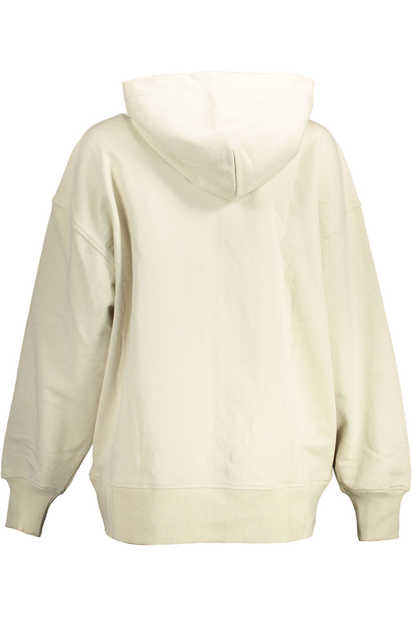 CALVIN KLEIN Sweatshirt Damen mit Reißverschluss – Kapuze & Taschen in Beige Beige