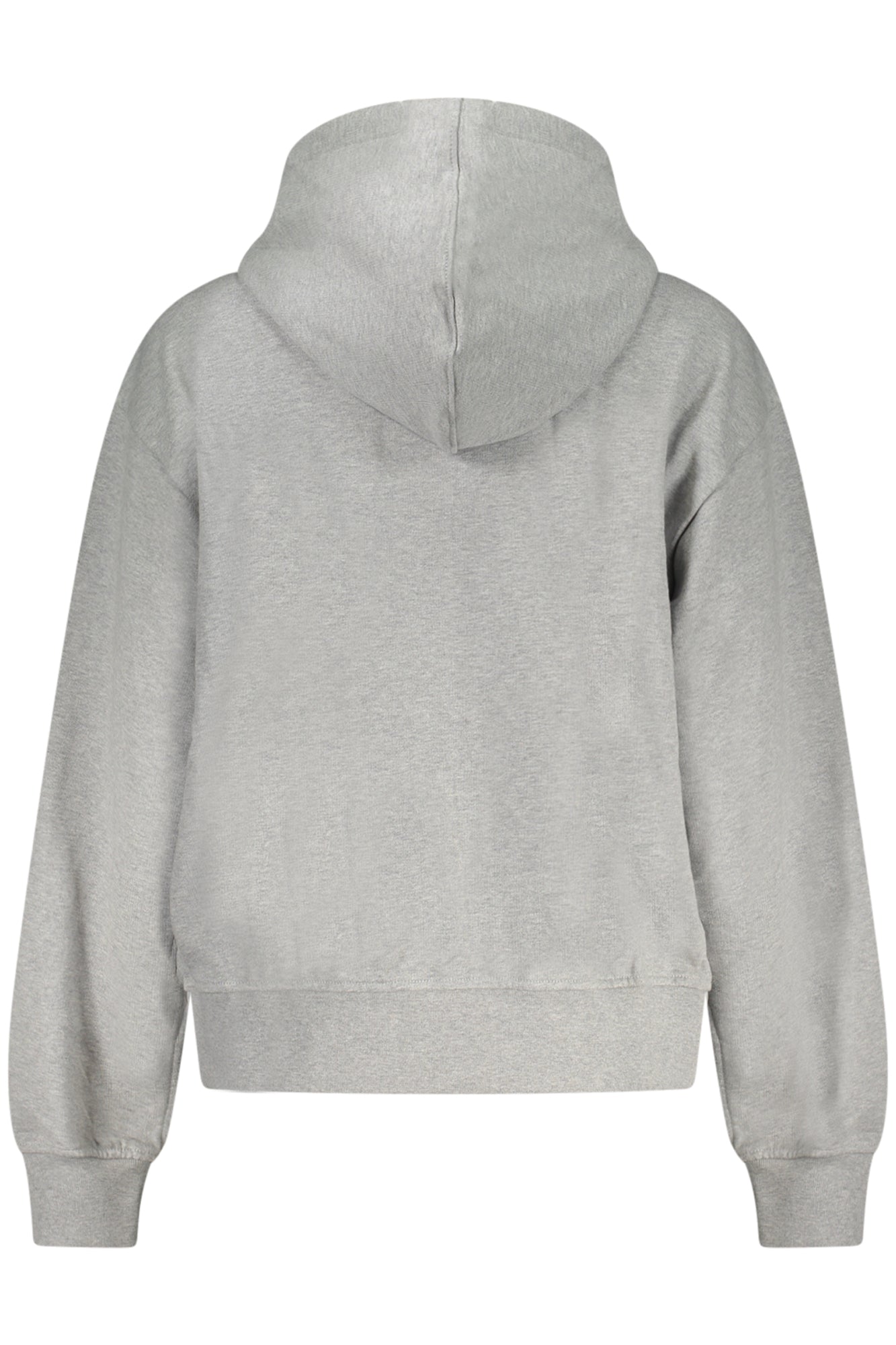 CALVIN KLEIN DAMEN-SWEATSHIRT MIT REISSVERSCHLUSS, GRAU