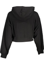 CALVIN KLEIN SCHWARZES ZIP-SWEATSHIRT FÜR DAMEN