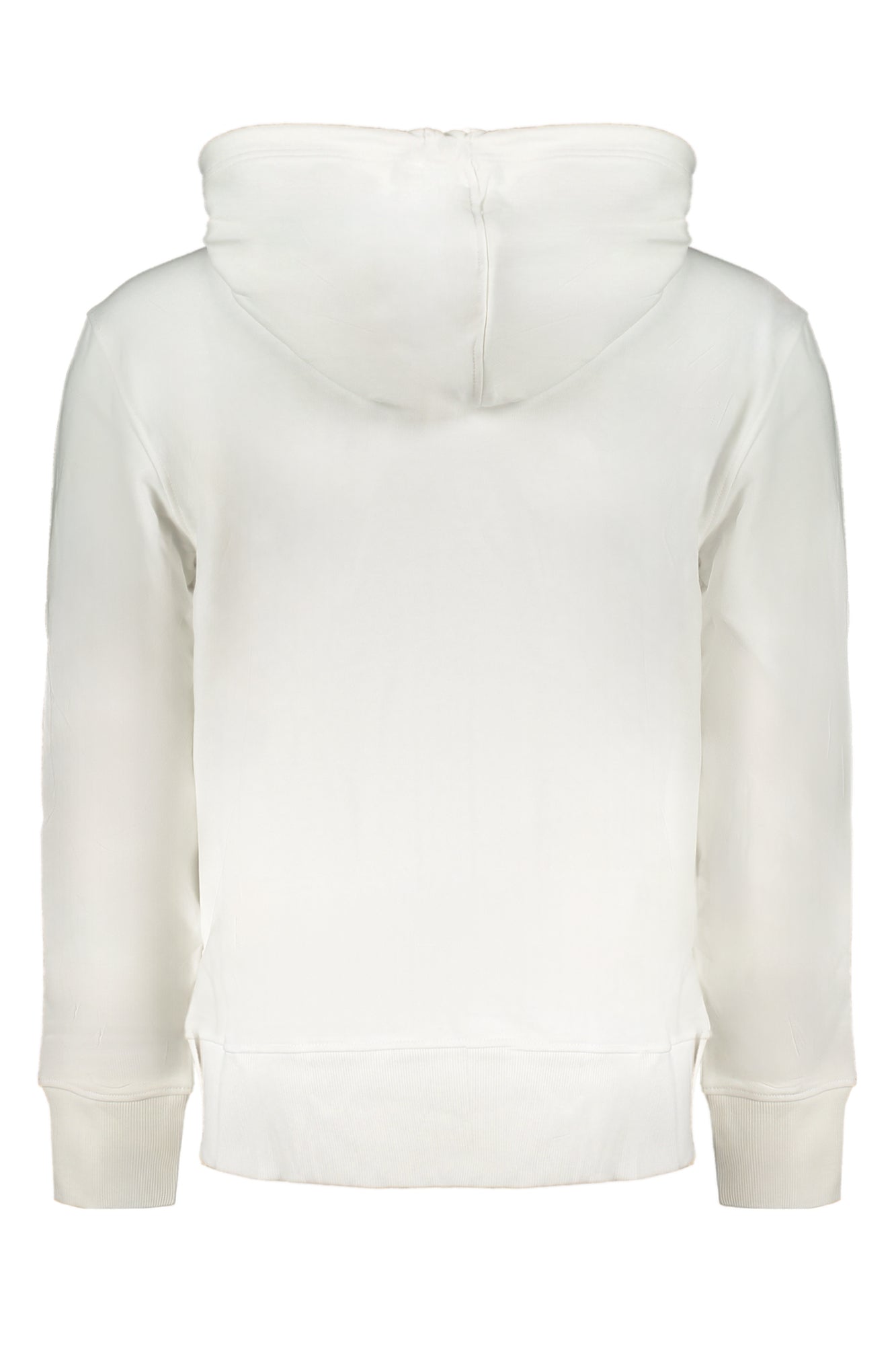 Calvin Klein Herren-Sweatshirt Mit Grauem Zip Weiß