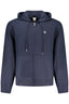 CALVIN KLEIN HERREN-SWEATSHIRT, BLAU, MIT REISSVERSCHLUSS