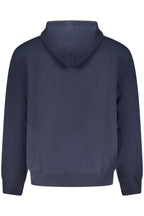 CALVIN KLEIN HERREN-SWEATSHIRT, BLAU, MIT REISSVERSCHLUSS
