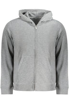 CALVIN KLEIN HERREN-SWEATSHIRT MIT GRAUEM ZIP