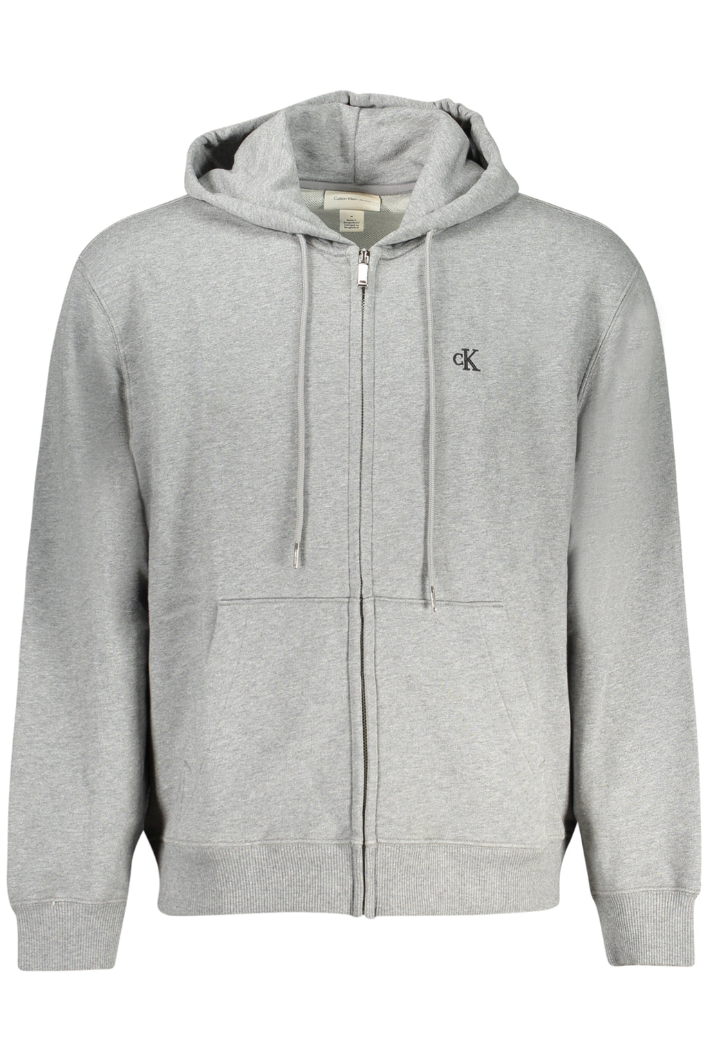 CALVIN KLEIN Herren-Sweatshirt mit Reißverschluss, Grau