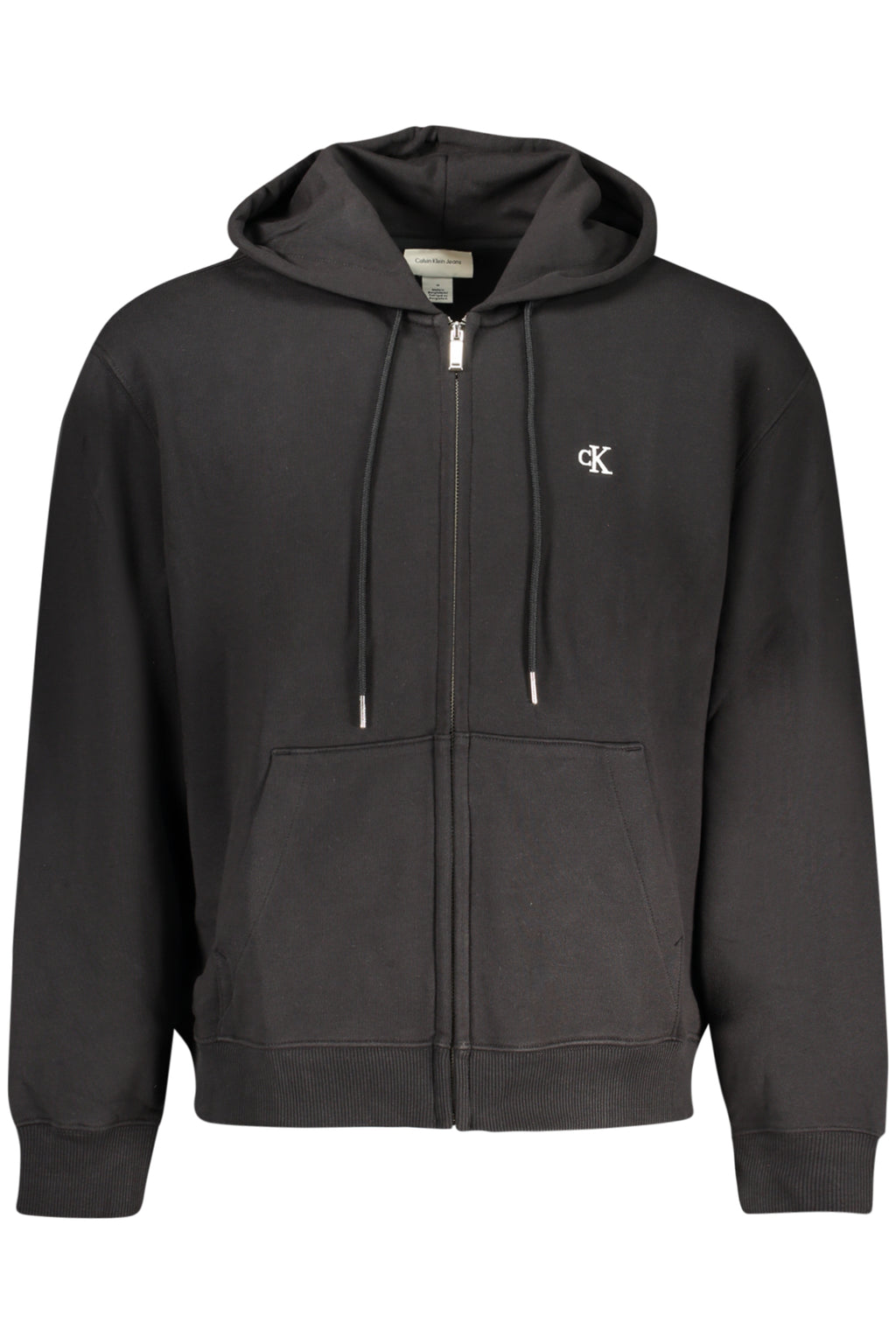 CALVIN KLEIN HERREN SCHWARZES SWEATSHIRT MIT REISSVERSCHLUSS