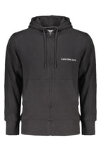 CALVIN KLEIN HERREN-SWEATSHIRT MIT SCHWARZEM ZIP