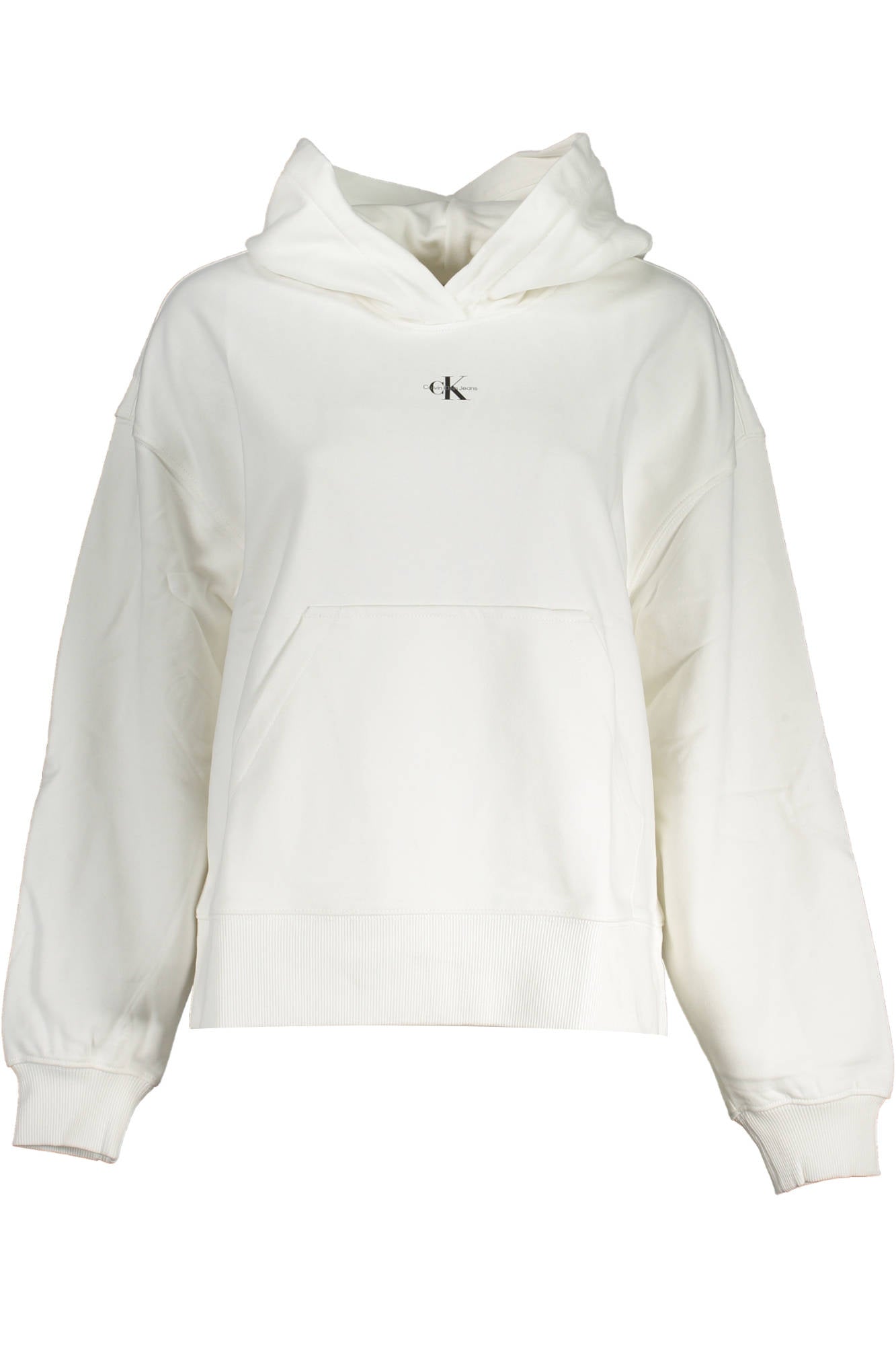 CALVIN KLEIN SWEATSHIRT OHNE REISSVERSCHLUSS DAMEN WEISS Main image