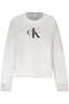 CALVIN KLEIN DAMEN-SWEATSHIRT MIT ZIP-UP WEISS
