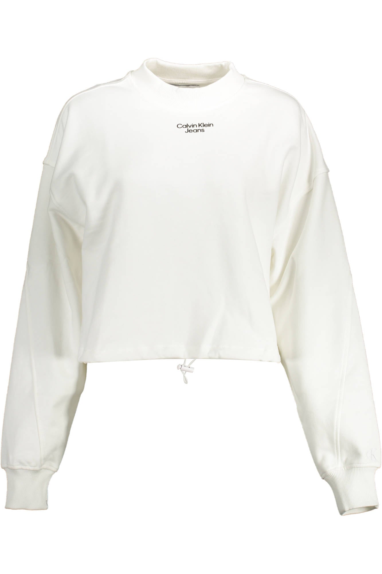 Calvin Klein Sweatshirt Ohne Reissverschluss Damen Weiss Weiß