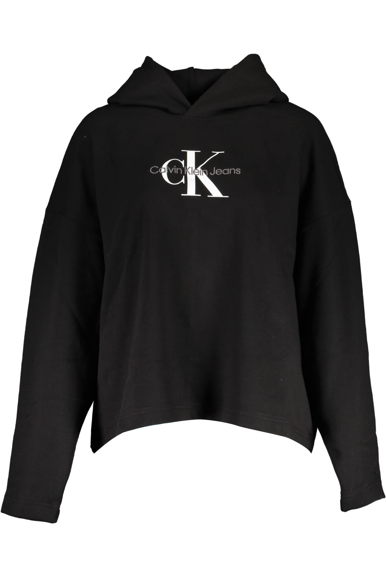 CALVIN KLEIN DAMEN SWEATSHIRT OHNE REISSVERSCHLUSS SCHWARZ Hauptbild