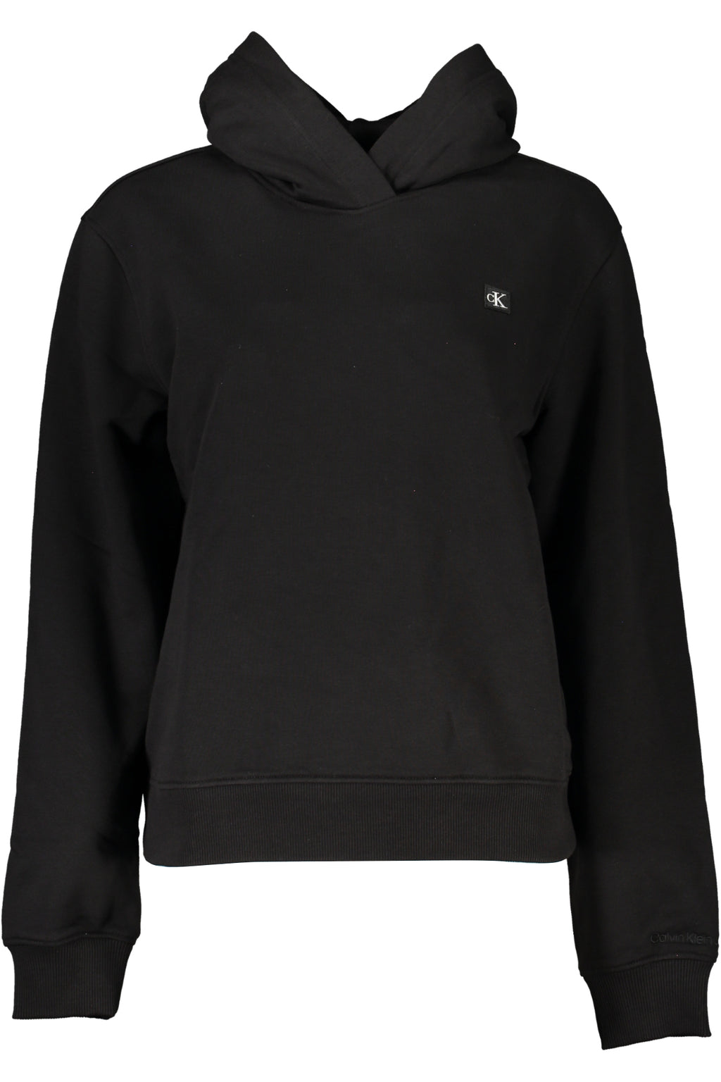 CALVIN KLEIN DAMEN-SWEATSHIRT MIT REISSVERSCHLUSS SCHWARZ