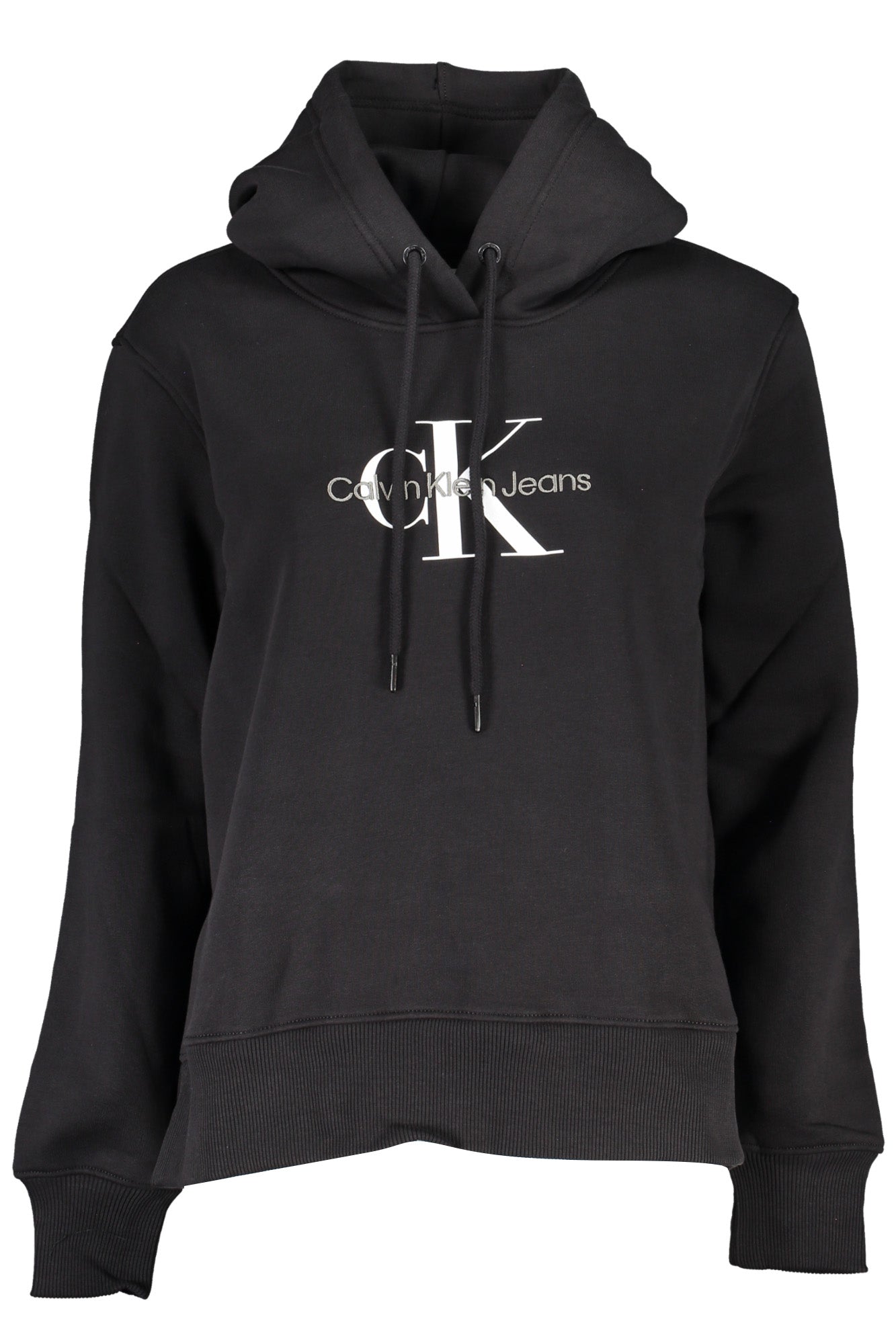 CALVIN KLEIN DAMEN-SWEATSHIRT MIT REISSVERSCHLUSS SCHWARZ Hauptbild