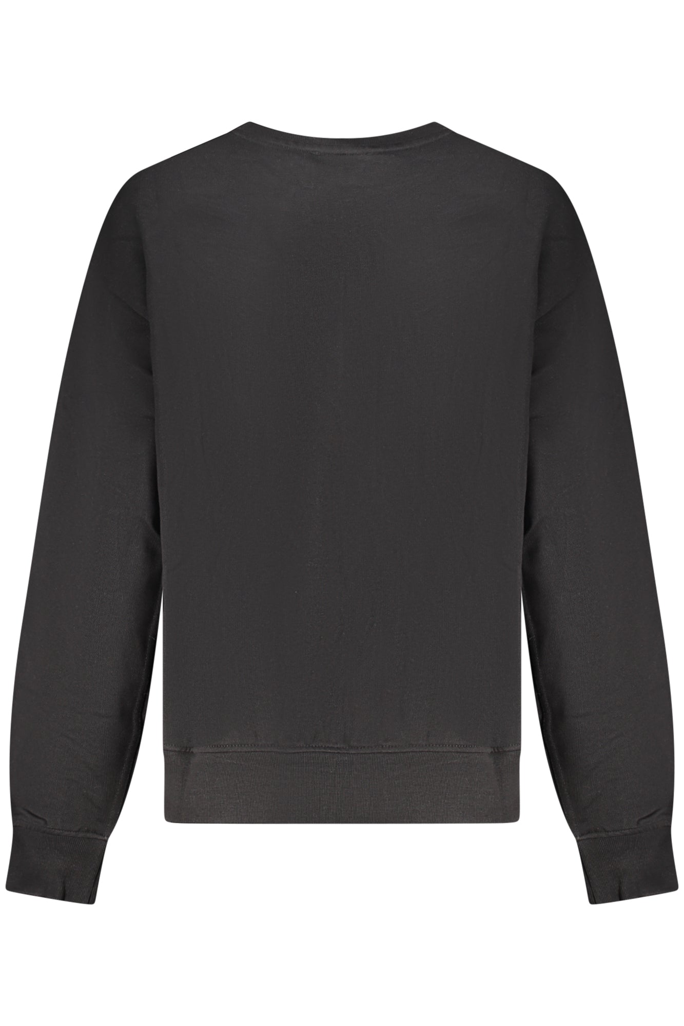 CALVIN KLEIN Damen-Sweatshirt mit Reißverschluss – Schwarz | Gebürstet & Logo Schwarz