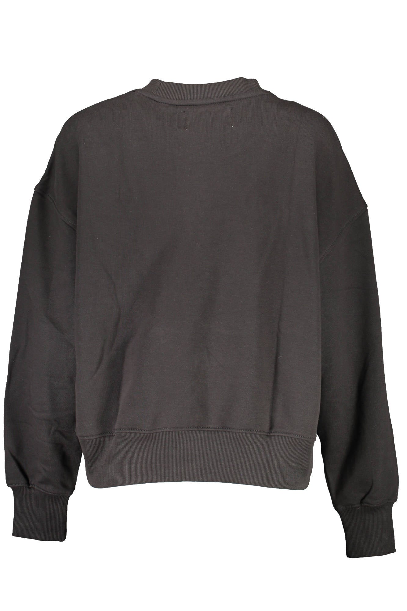 CALVIN KLEIN DAMEN-SWEATSHIRT MIT REISSVERSCHLUSS SCHWARZ
