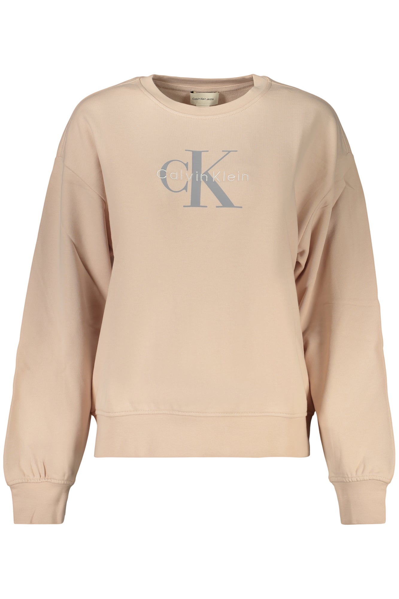 CALVIN KLEIN Damen Sweatshirt – Langarm, aus Baumwolle Rosa