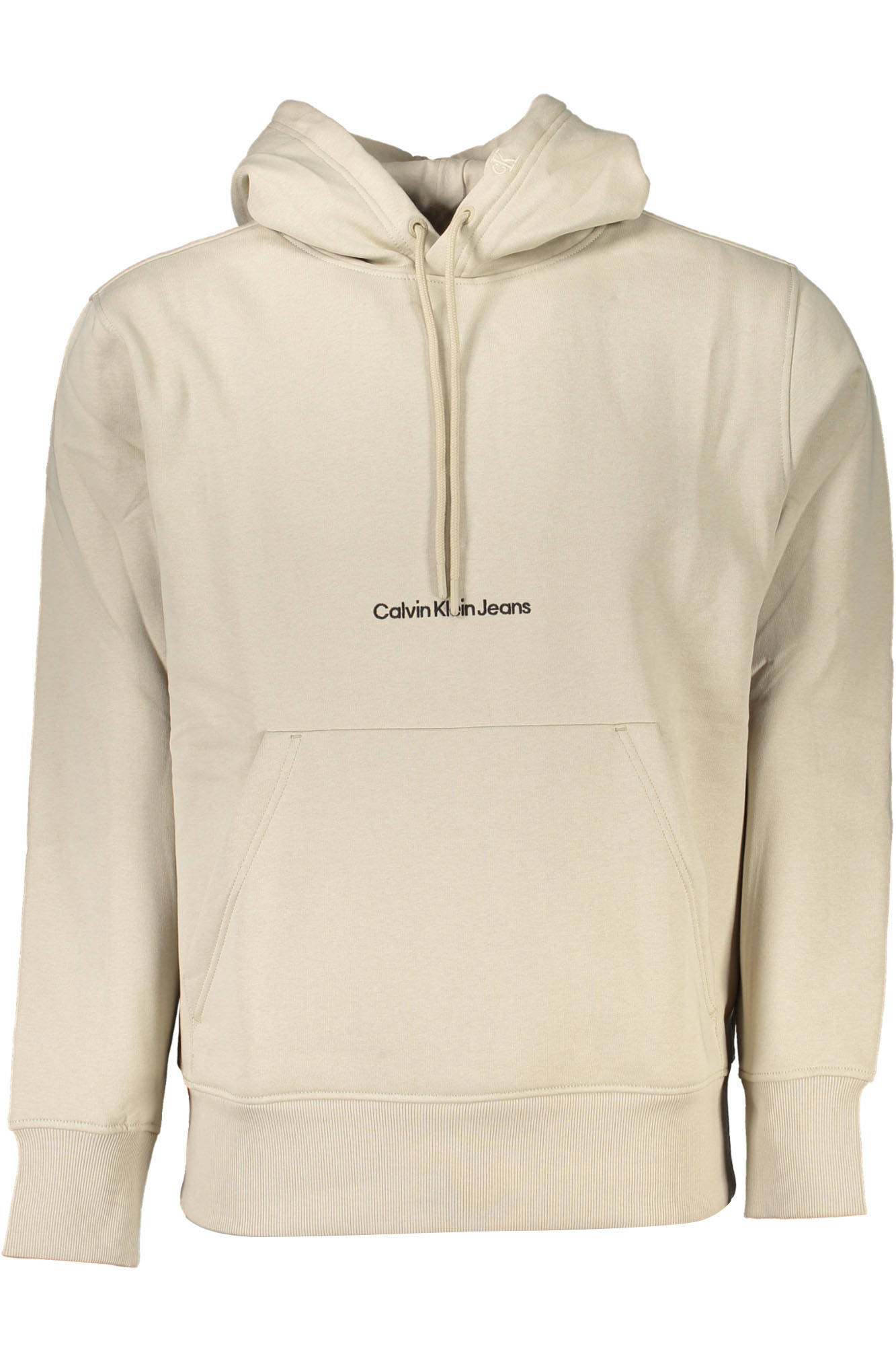 CALVIN KLEIN Herren Sweatshirt – mit Kapuze, aus Baumwolle Beige
