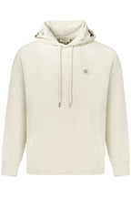 CALVIN KLEIN HERREN-SWEATSHIRT MIT ZIP, BEIGE