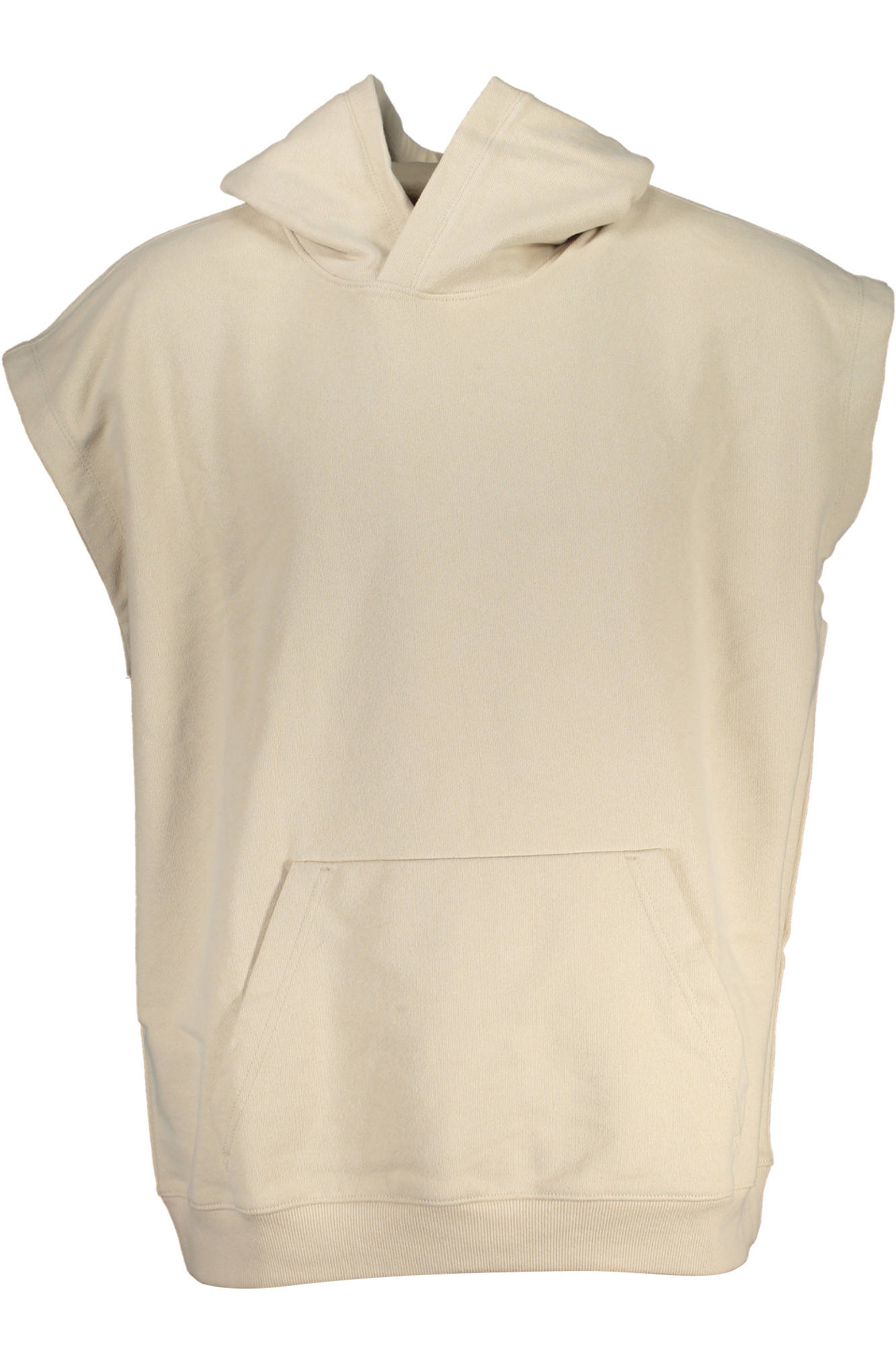 CALVIN KLEIN SWEATSHIRT WITHOUT ZIPPER, MEN'S, BEIGE Main image