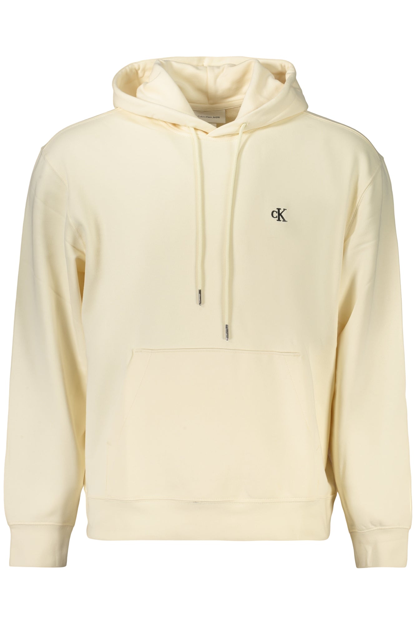 CALVIN KLEIN Herren Sweatshirt – mit Kapuze, Fleece Beige