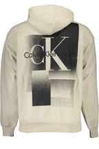 CALVIN KLEIN SWEATSHIRT OHNE REISSVERSCHLUSS MANN BEIGE