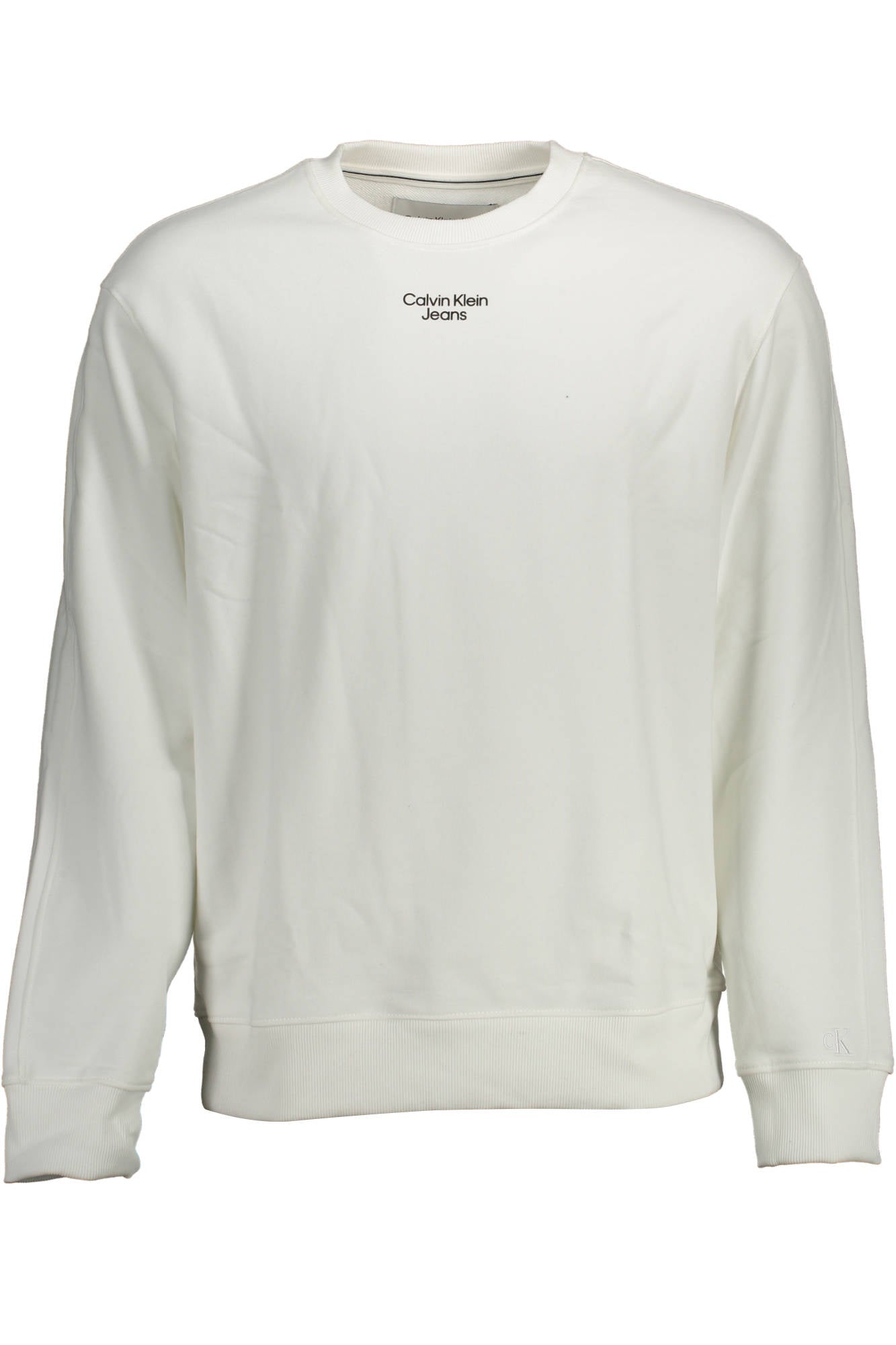 CALVIN KLEIN SWEATSHIRT OHNE REISSVERSCHLUSS HERREN WEISS Hauptbild