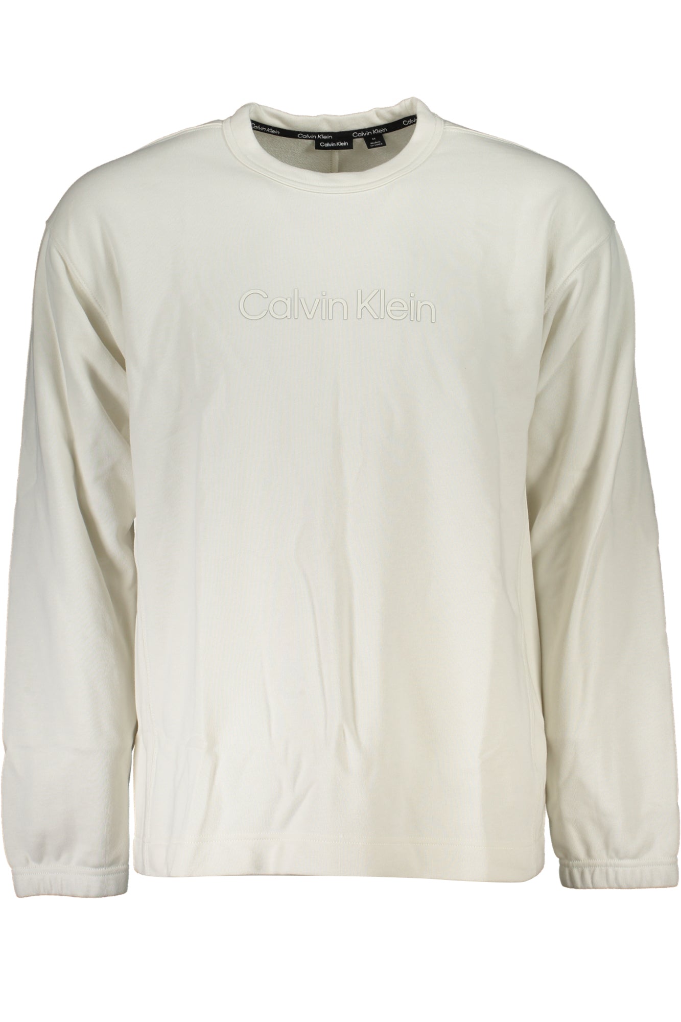 CALVIN KLEIN Sweatshirt Herren – Blaues Langarm-Sweatshirt mit Logo Weiß