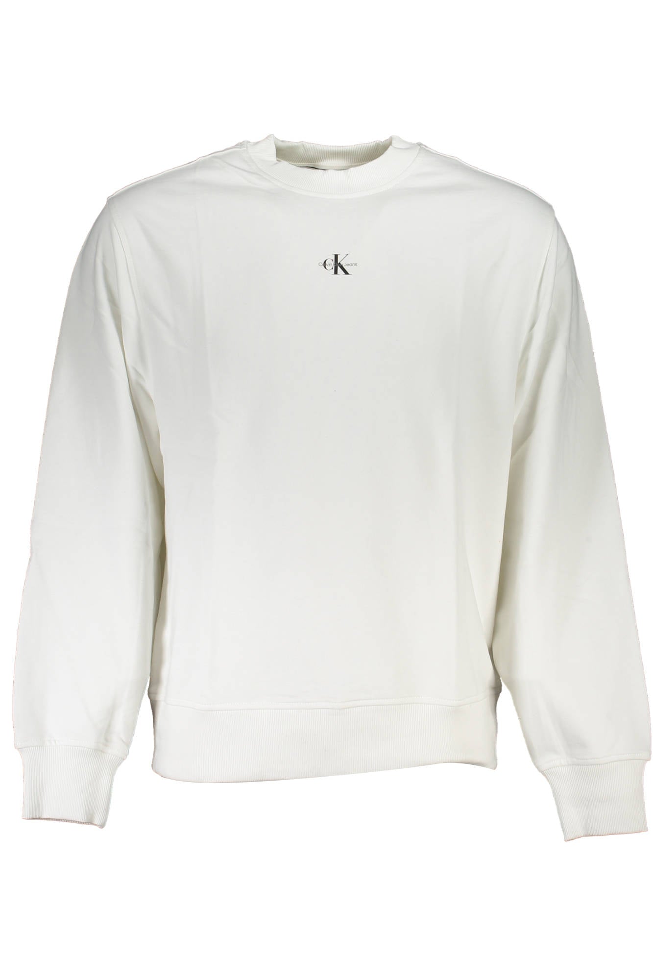 Calvin Klein Herren-Sweatshirt Mit Zip Weiss Weiß