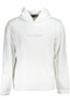 Calvin Klein Sweatshirt Herren – Weisses Kapuzen-Sweatshirt ohne Reissverschluss Weiß