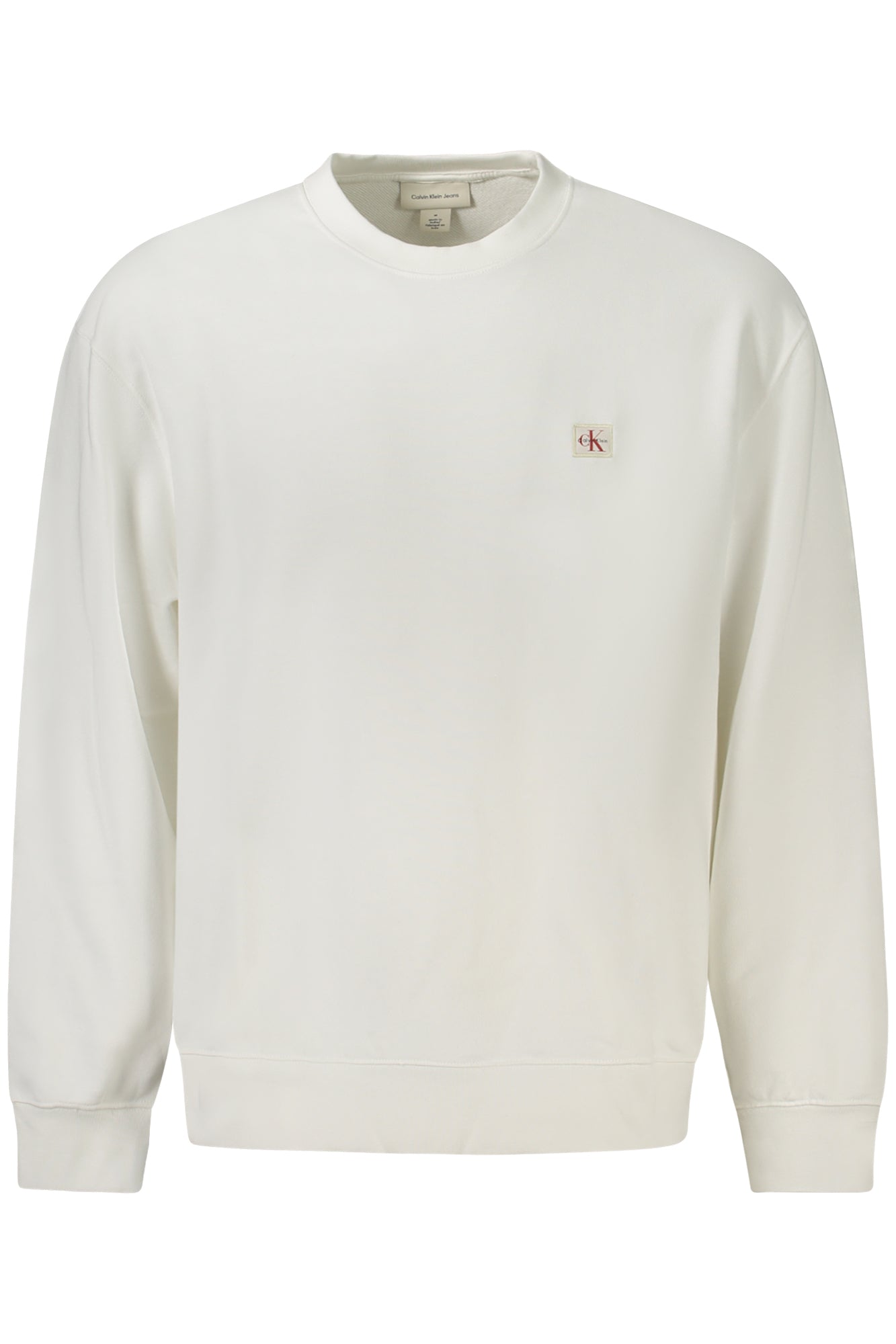 Calvin Klein Herren-Sweatshirt Mit Zip Weiss Weiß