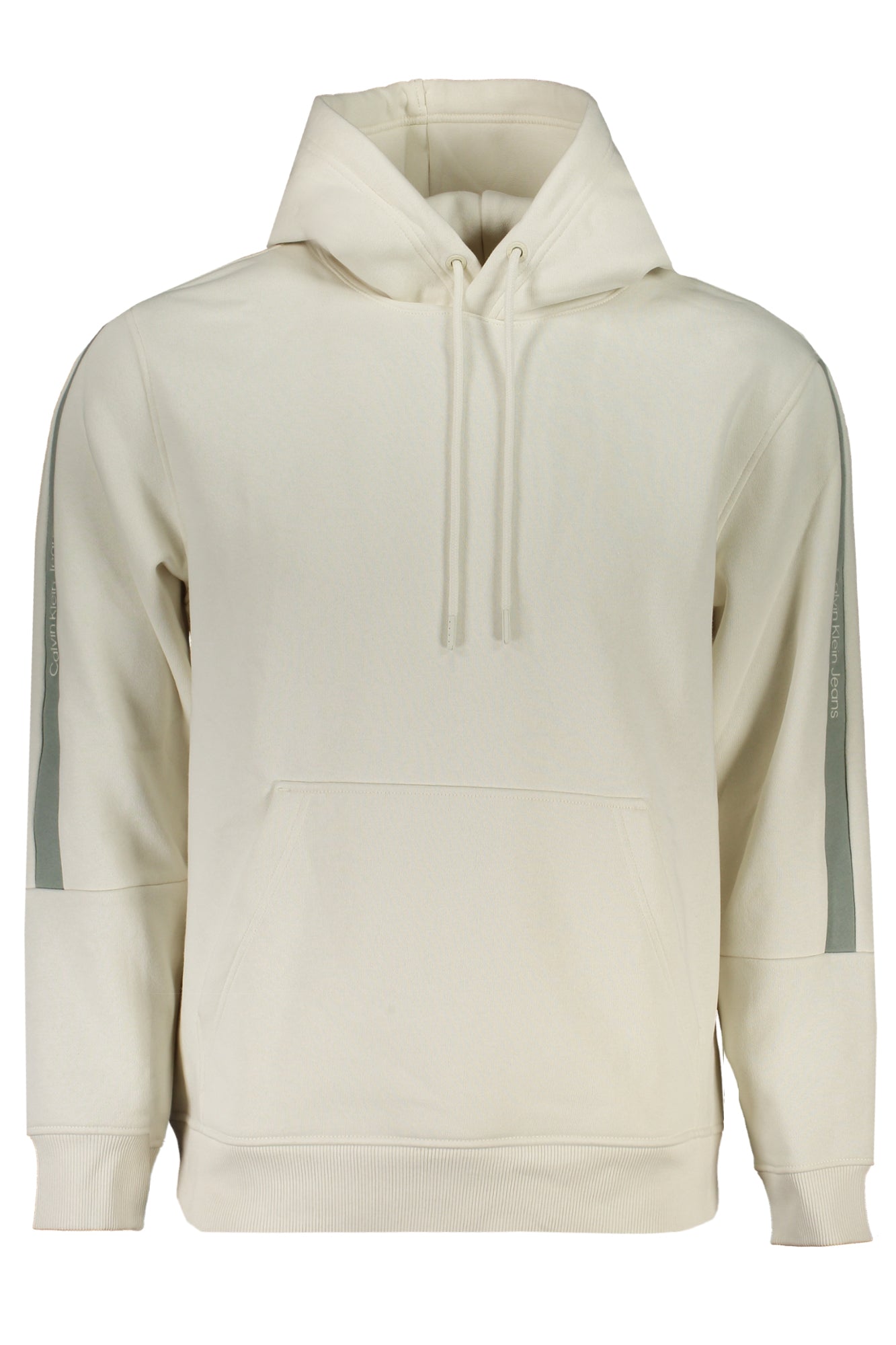 Calvin Klein Sweatshirt Herren – Schwarzes Zip-Out Hoodie mit Kapuze Weiß