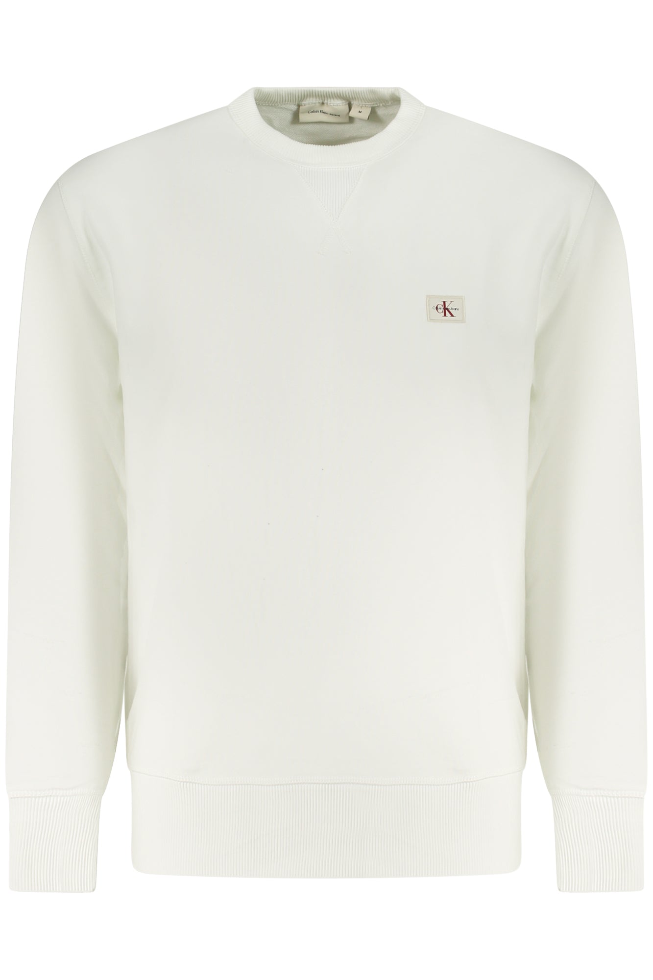 CALVIN KLEIN HERREN-SWEATSHIRT MIT ZIP WEISS
