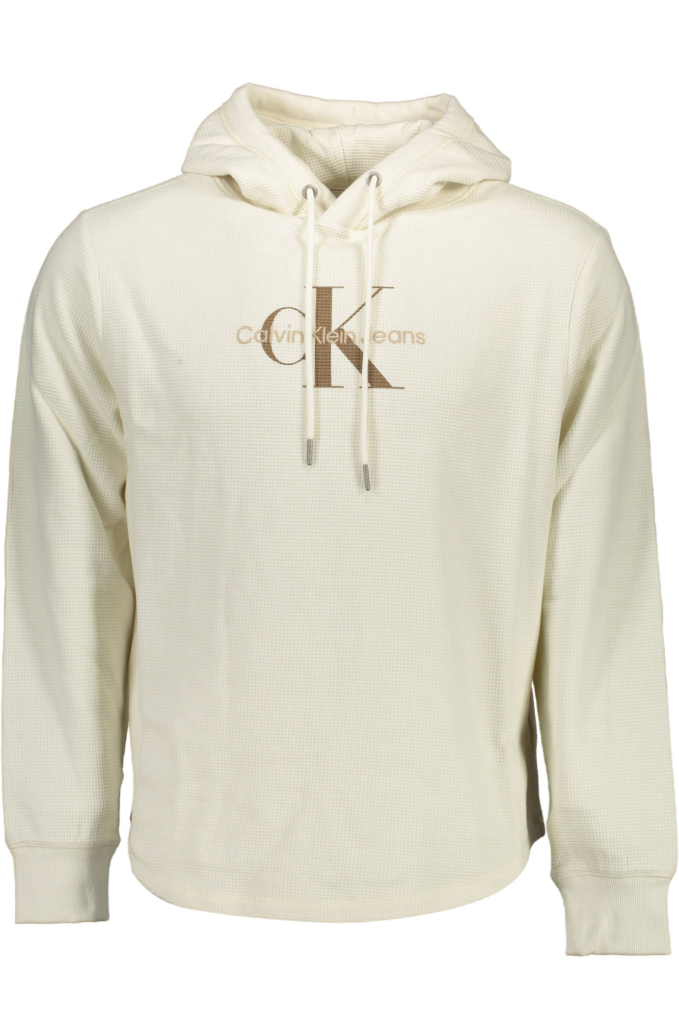 CALVIN KLEIN WEISS HERREN SWEATSHIRT OHNE REISSVERSCHLUSS Hauptbild
