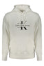 Calvin Klein Weisses Sweatshirt Für Herren Mit Reissverschluss Weiß