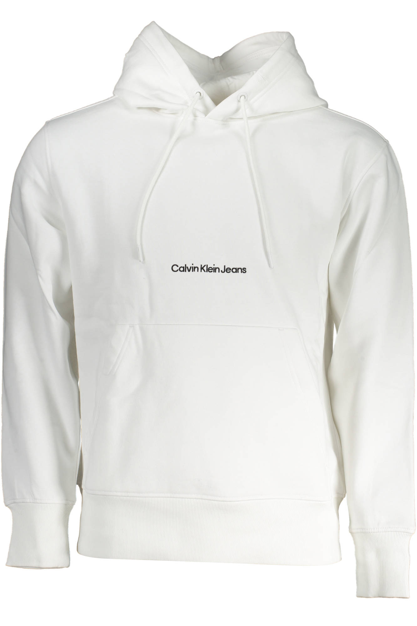 CALVIN KLEIN Herren Sweatshirt – mit Kapuze, Langarm Weiß
