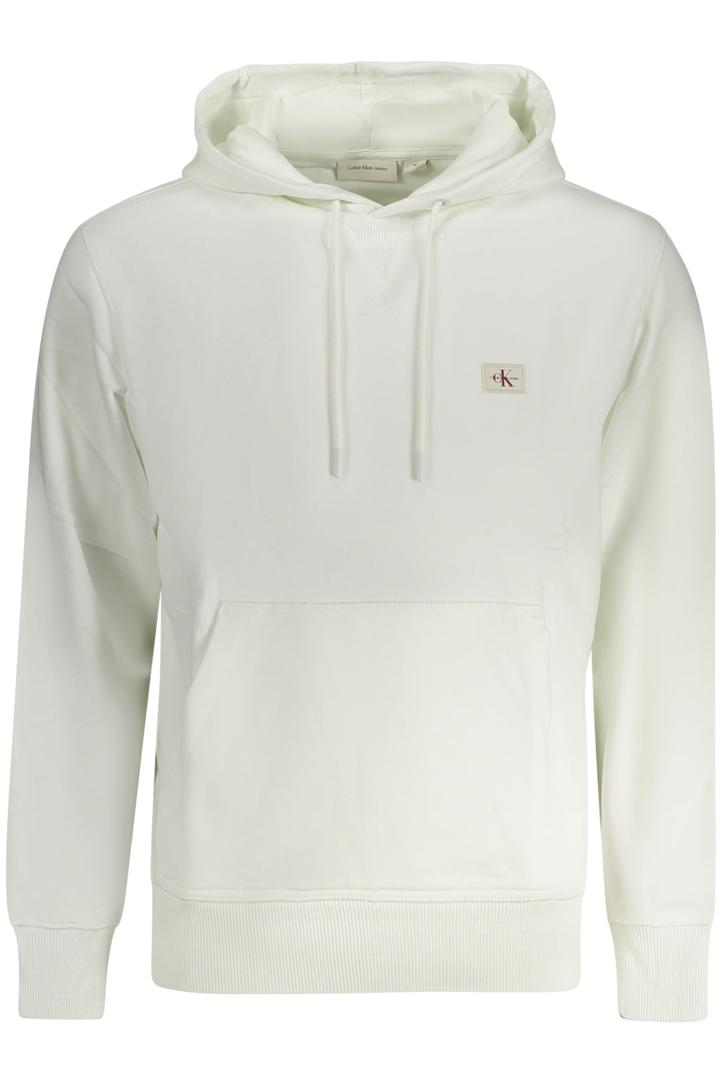 CALVIN KLEIN HERREN-SWEATSHIRT MIT ZIP WEISS