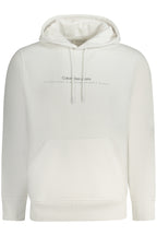CALVIN KLEIN HERREN SWEATSHIRT MIT ZIP WEISS