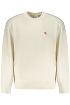 CALVIN KLEIN Herren-Sweatshirt mit Reißverschluss, weiß