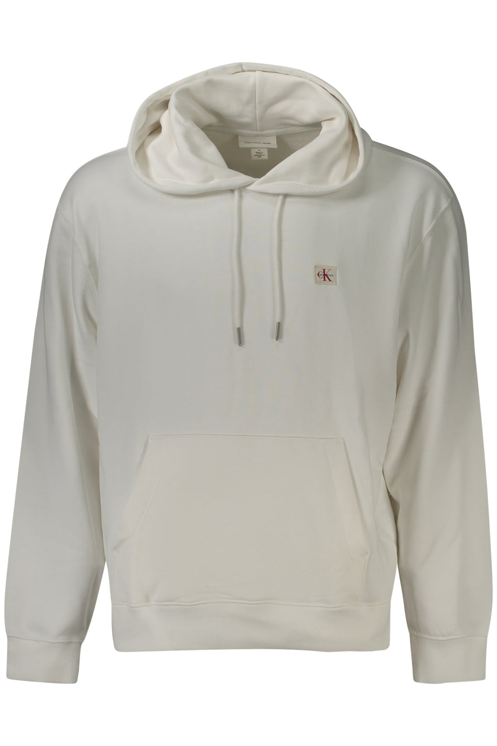 CALVIN KLEIN HERREN-SWEATSHIRT MIT ZIP WEISS