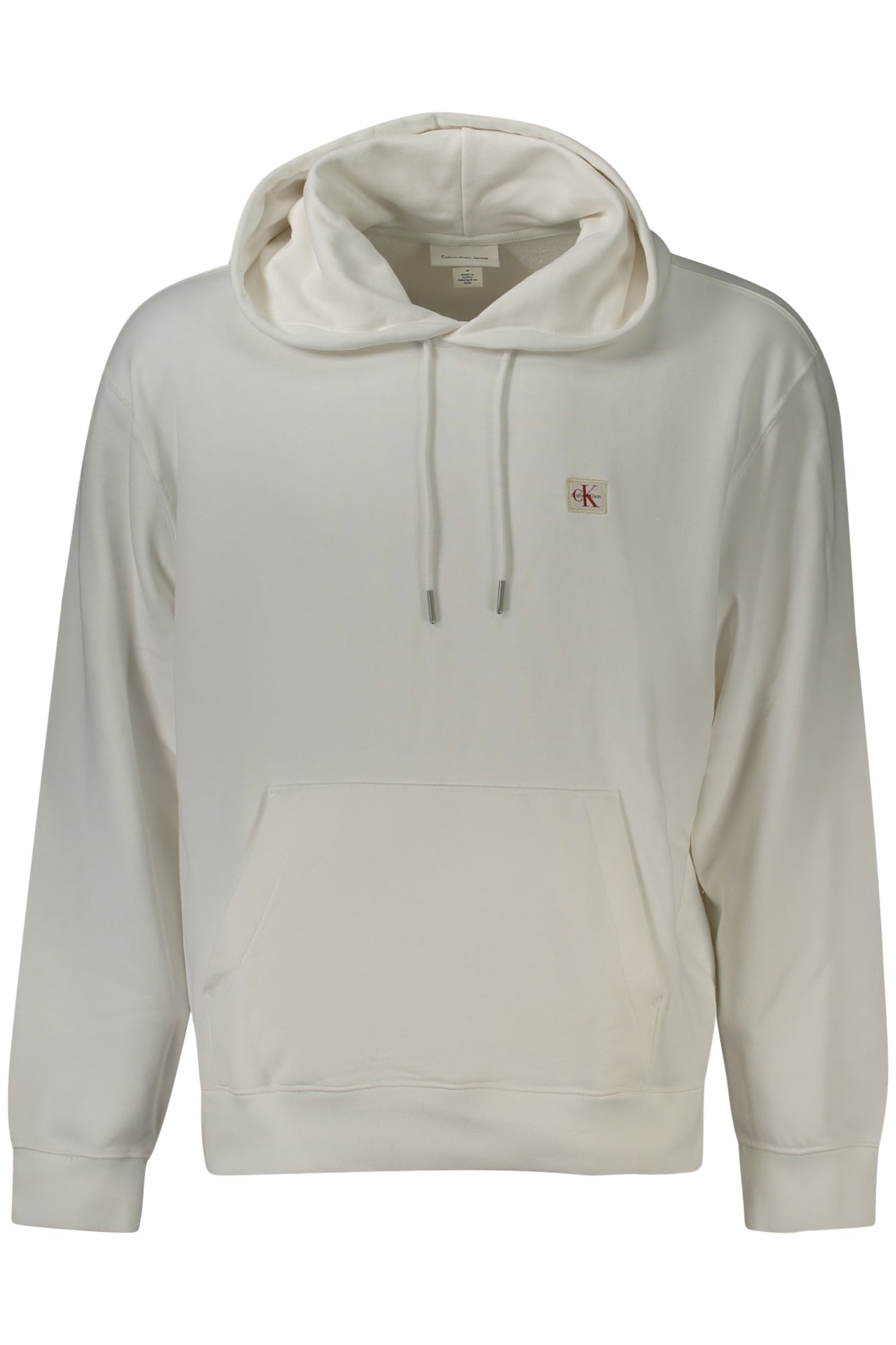 CALVIN KLEIN HERREN-SWEATSHIRT MIT ZIP WEISS