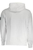 CALVIN KLEIN HERREN-SWEATSHIRT MIT ZIP WEISS