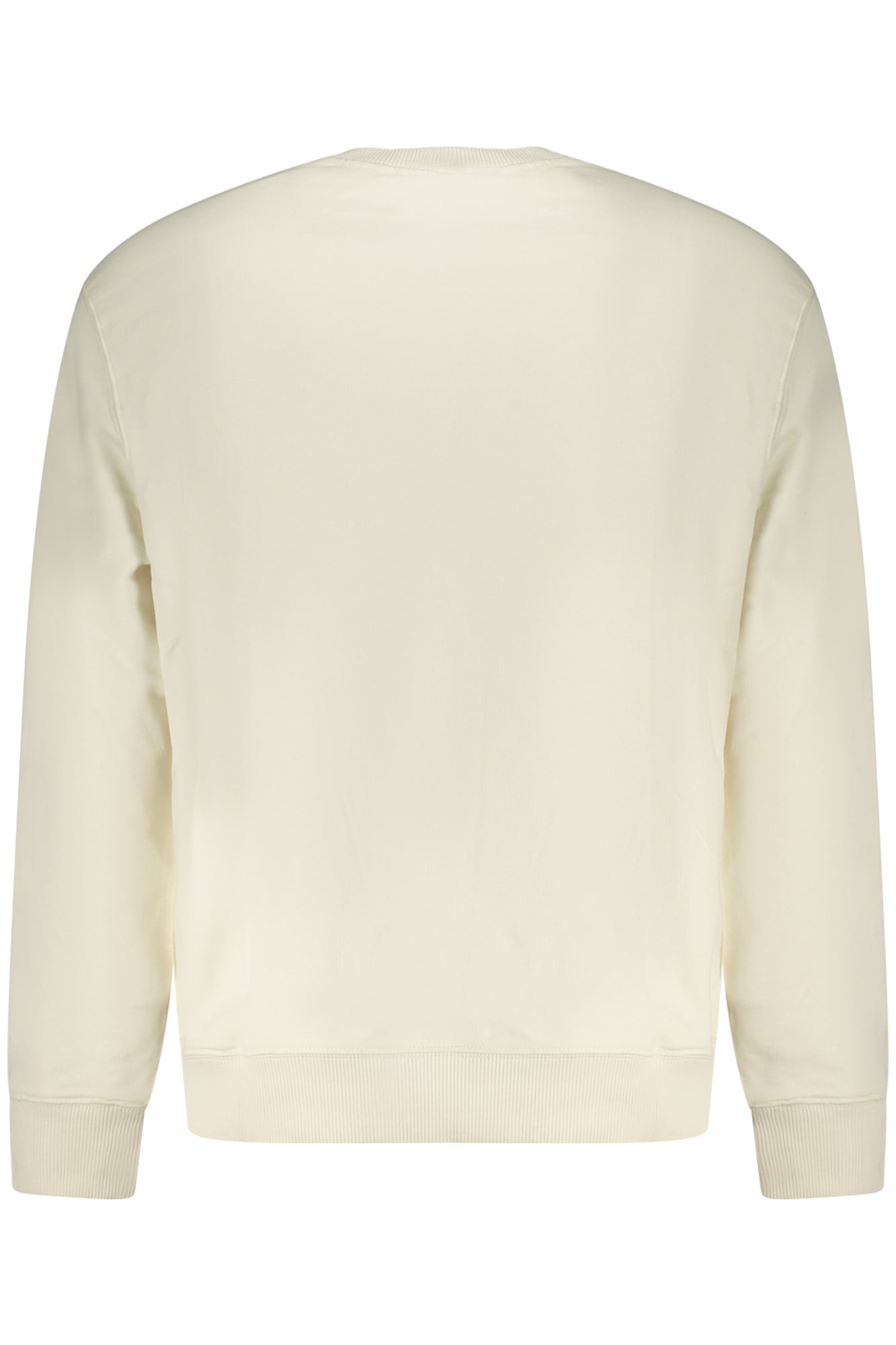 CALVIN KLEIN Sweatshirt Herren mit Reißverschluss – Weißes Logo-Sweatshirt Weiß