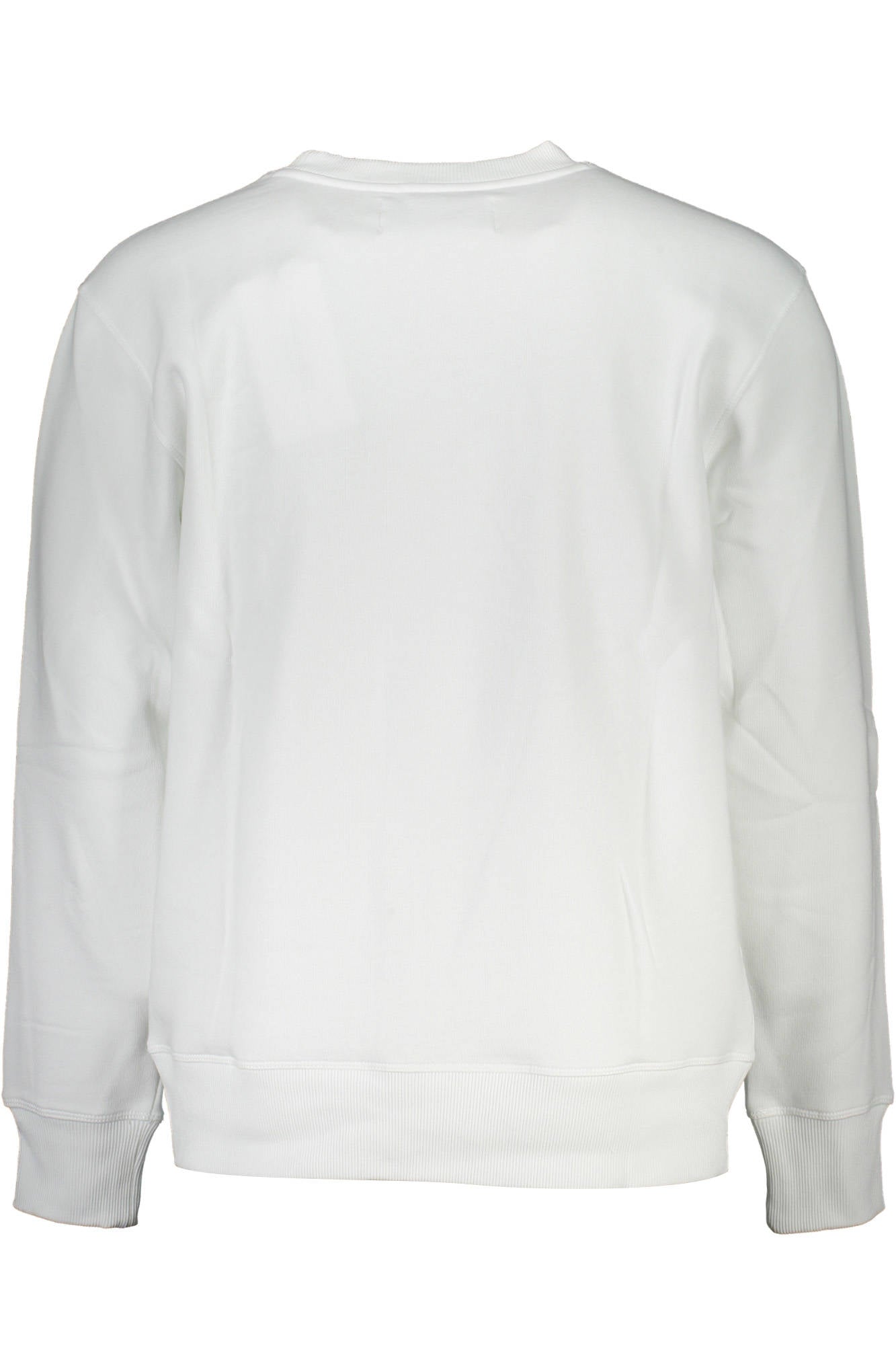 Calvin Klein Weisses Sweatshirt Für Herren Mit Reissverschluss Weiß